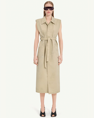 Sleeveless Trench Coat
