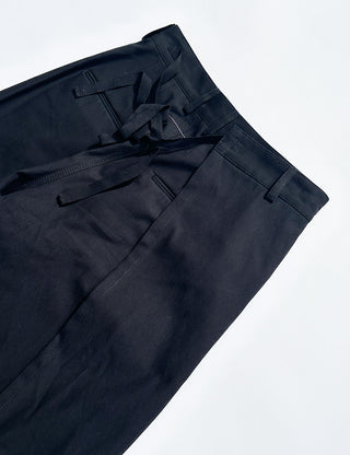 Cotton Trousers Black
