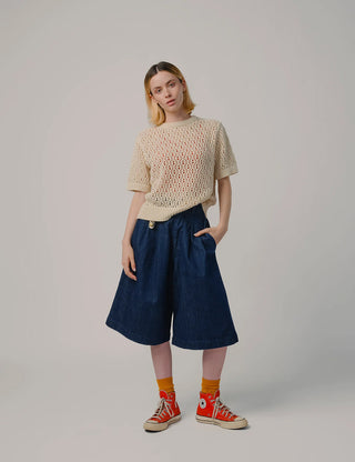 Natural Edie Sweater Tee