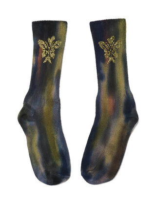 SKY AURORA RHINESTONE SOCKS