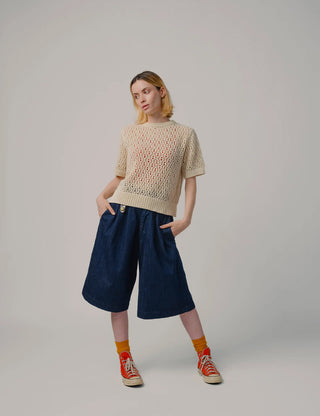 Natural Edie Sweater Tee