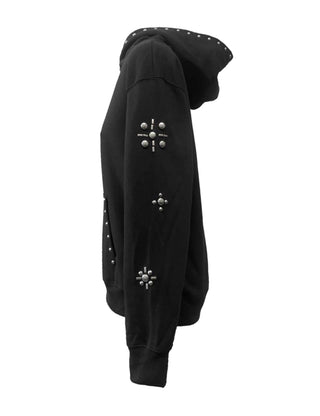 STUDDED HOODIE