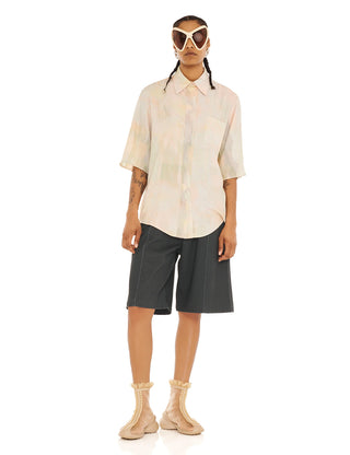 GUA SHA PLAID SUNNY BUTTON UP