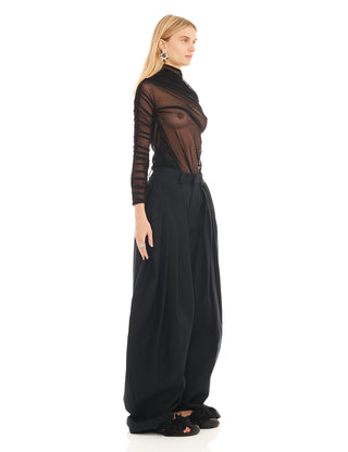 BLACK DENIM SIMONE PANT