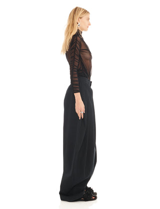 BLACK DENIM SIMONE PANT