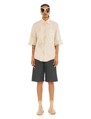 GUA SHA PLAID SUNNY BUTTON UP