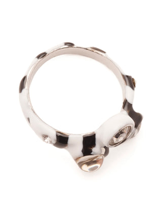 ZEBRA STRIPE FLORENCE RING