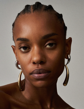 Blow Up Forma Earrings Silver and Gold