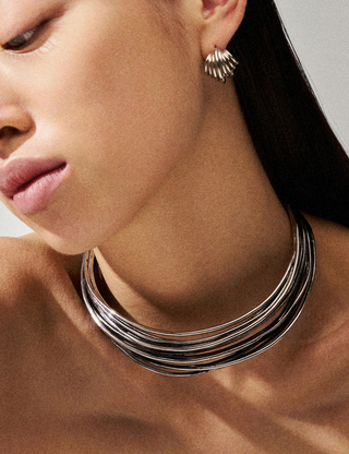 Orbit Choker Silver