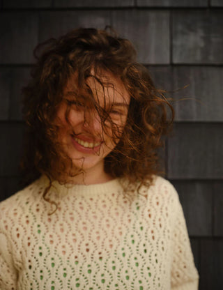Natural Edie Sweater Tee