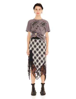 CHARCOAL DAISIES RING TEE
