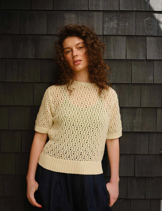 Natural Edie Sweater Tee