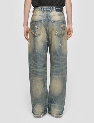 Baggy Denim Trousers