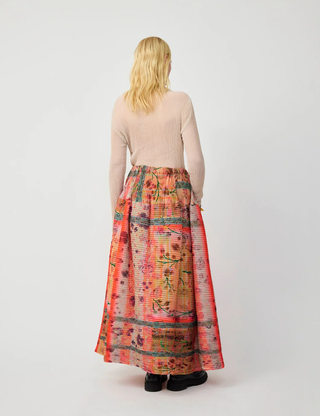 Kenza Hand-Pleated Skirt in Birte