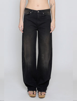 Black Brown Cocoon Jeans