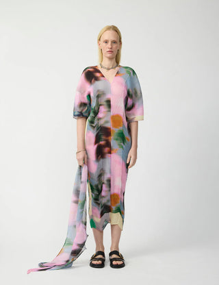 Stacy Handpleated Kaftan in Maris