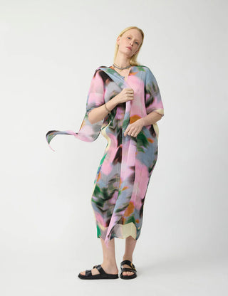 Stacy Handpleated Kaftan in Maris