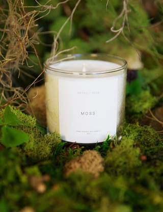 Detroit Rose Moss Candle