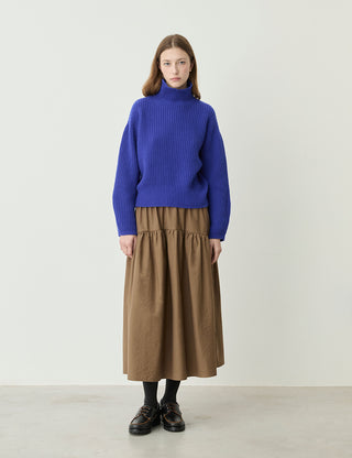 ALINE SKIRT MUD BROWN