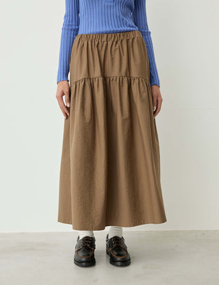 ALINE SKIRT MUD BROWN