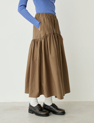 ALINE SKIRT MUD BROWN
