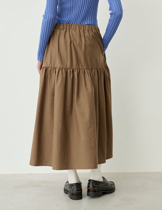ALINE SKIRT MUD BROWN