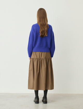 ALINE SKIRT MUD BROWN