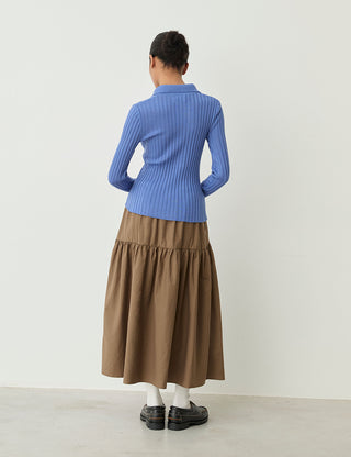 ALINE SKIRT MUD BROWN