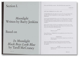 Moonlight Screenplay Book