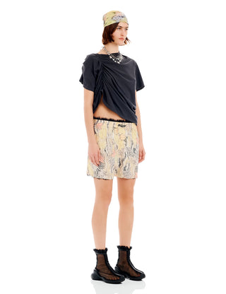Washed Zebra Floral Odeon Boxer