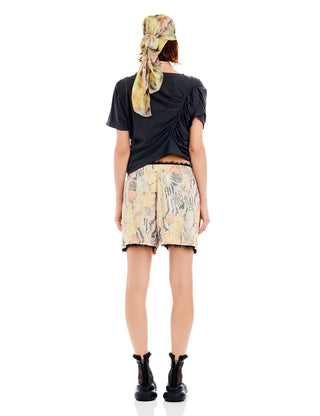 Washed Zebra Floral Odeon Boxer
