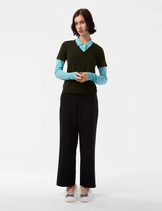 LOTTIE SWEATER IN AQUA FERN