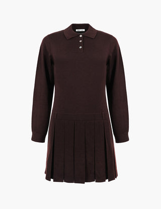 Hague Sweater Dress Brown