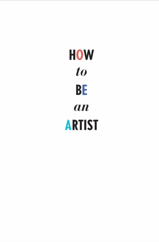 How to Be an Artist Book