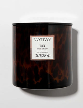Teak Tortoise Candle