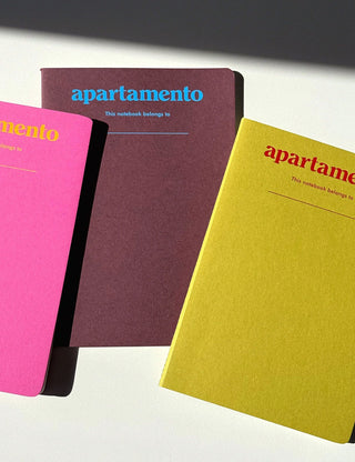Second Edition Apartamento Notebooks (Multiple Colors)