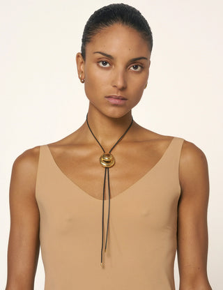 Blow Up Cord Bolo Tie