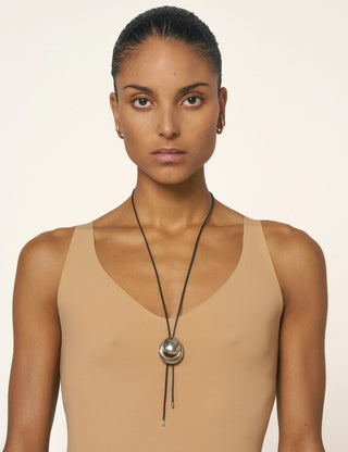 Blow Up Cord Bolo Tie