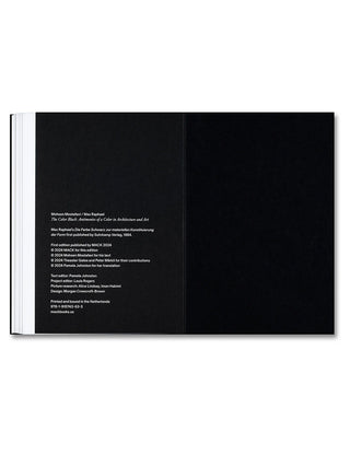 The Color Black: Antinomies of a Color in Architecture and Art