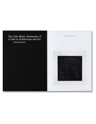 The Color Black: Antinomies of a Color in Architecture and Art