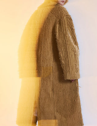 CAMEL PAW PAW COAT