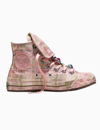 COLLINA STRADA X CONVERSE CHUCK 70 HI IN MELLOW ROSE/FIR/SPINACH