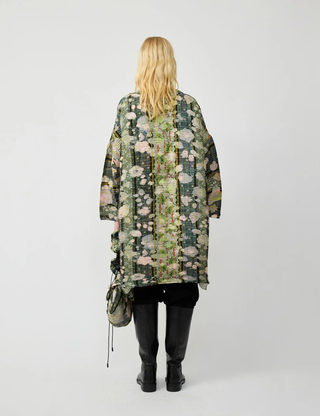 Johan Hand-Pleated Coat in Bruno