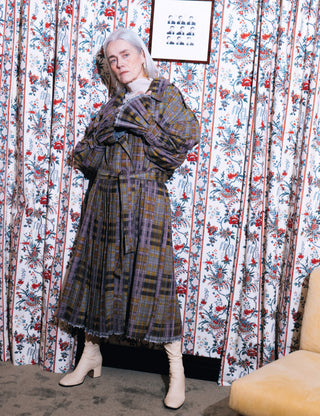 Emil Pleated Coat Radomir