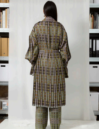 Emil Pleated Coat Radomir