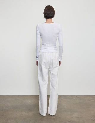FLUID SILK RIB ESSENTIAL CREW