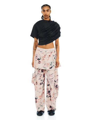 DRAPED EVA TEE