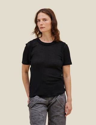 Black FLIP TEE
