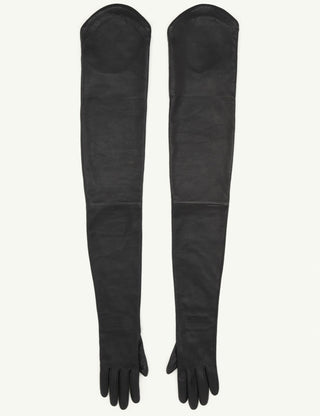 Long Leather Gloves