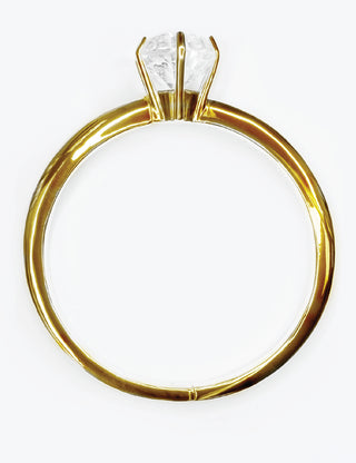 The Big Ring Necklace Gold
